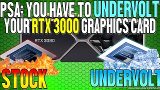 RTX 3060 Ti & RTX 3080 UNDERVOLTED Massive Efficiency Gains - This Is The Way For RTX 3000/Ampere