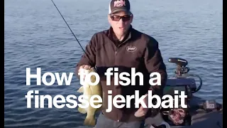 Kevin VanDam  | how to fish a finesse jerkbait | Fall, 2021