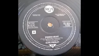 Wooden Heart - Elvis Presley - RCA 10" 45rpm Vinyl Record - Dual 1215 Turntable