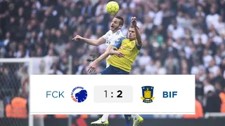 COPENHAGEN VS BRONDBY 1-2 SUPERLIGA DENMARK