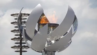 20210806 [4K] Olympic flame ⓵(Tokyo 2020) at Odaiba