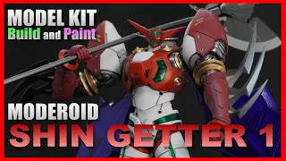 【BUILD and PAINT】MODEROID SHIN GETTER 1 【MODEL KIT】