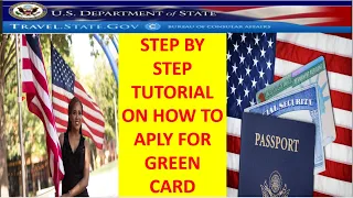 How to fill green card application form | Step by step tutorial for green card dv2024