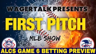 MLB Playoff Picks and Predictions | Red Sox vs Astros | Dodgers vs Braves | First Pitch | Oct 22