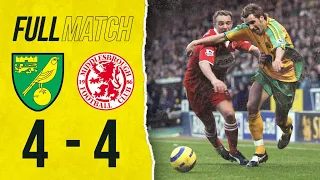 FULL REPLAY | Norwich City 4-4 Middlesbrough | City Come From 4-1 Down To Get A Point | 2005