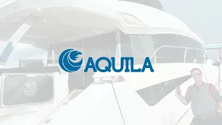 2022 70 ft Aquila power cat - Volvo EVC-E controls &  joystick + straight shafts + Sleipner thruster