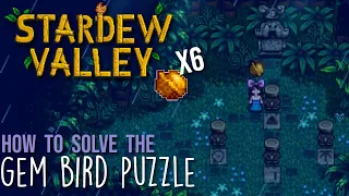 How to solve the Gem Bird Puzzle in Stardew Valley