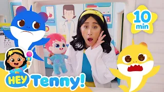 I got a boo boo 😭 | Boo Boo Song, Hospital Play + more | Nursery Rhymes | Sing Along | Hey Tenny!