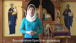 "Воскресение Христово видевше..." (на жестовом языке)