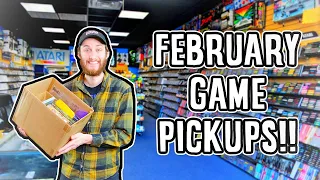 February Retro Video Game Pickups