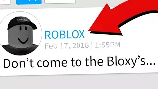 GETTING BANNED FROM THE BLOXY AWARDS