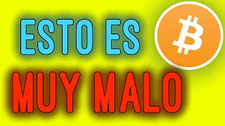 BITCOIN *NO* ESTÁ A SALVO!!!!! 3ªGRAN CAÍDA HOY??? - Análisis de predicción de precios de Bitcoin