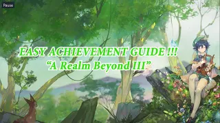 Genshin Impact A Realm Beyond Series 3 Achievement