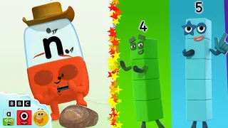 📖 Reading & Counting Adventures with Alphablocks & Numberblocks: Level 5 Journey ✖️ | Learningblocks