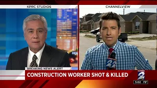 Construction worker shot and killed