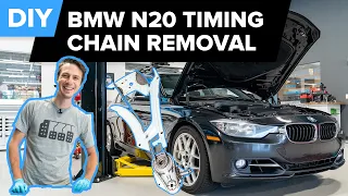 BMW N20/N26 Timing Chain Replacement DIY Part 1 - Removal & Disassembly (328i, 320i, 228i, 428i, X1)