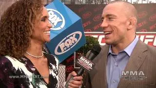 UFC on FOX Red Carpet: Champ GSP Can Hardly Wait To Fight Nick Diaz