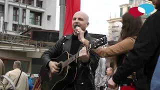Первомайское шествие левых сил в Москве 1.05.2012.