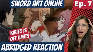 Sword Art Online Abridged Reaction | SAO Abridged ep 7