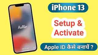 How to Set Up and Activate iPhone 13 / iPhone 14 / iPhone 15 / iPhone 15 Pro | Create Apple ID