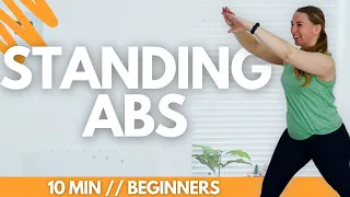 DAY 2: 10min STANDING ABS Workout || Low Impact, NO Jumping