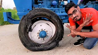 ट्रैक्टर को बिना हवा के कभी मत चलाना | Please Do Not Drive Tractor Without Air