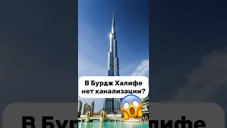 В Бурдж-Халифе нет канализации. Самое высокое здание мира. #дубай #бурджхалифа #burjkhalifa #dubai