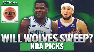 Bet Anthony Edwards & Minnesota Timberwolves vs Phoenix Suns in Game 3? | NBA Picks & Odds | Buckets