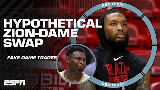 HYPOTHETICAL DAME TRADES 🤯 Zion to the Blazers? Tyler Herro to Portland? 👀 | NBA Today