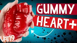 Giant Gummy Human Heart