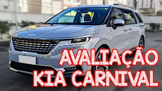 Avaliação Kia Carnival 2022 - Leva OITO adultos com V6 do Azera Vera Cruz e Santa Fe