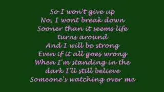 Someone's Watching over Me- Hilary Duff w/ Lyrics