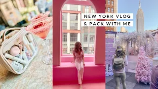 PACK WITH ME, SEPHORA HAUL & NEW YORK CITY TRAVEL VLOG!💕