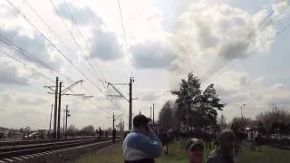 Украинский самолёт пугает ополченцев 15.04.2014
