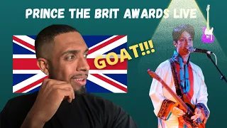 Prince At The Brit Awards Live (REACTION!!!)