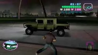 GTA Vice City HD - Drive A Hummer - Part 19