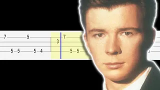 Rick Astley - Never Gonna Give You Up (Easy Ukulele Tabs Tutorial)
