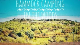 HAMMOCK CAMPING IN THE WOODS #wildcampinguk #hammock  #oldmanchallenge