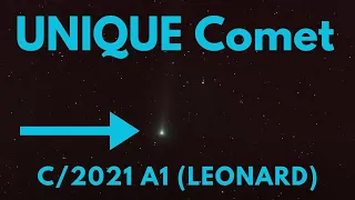 UNIQUE COMET C/2021 A1 (LEONARD) TIMELAPSE