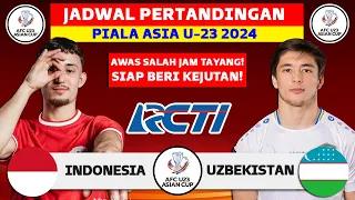 Jadwal Semifinal Piala Asia U23 2024 - Indonesia vs Uzbekistan - Jadwal Timnas Indonesia Live RCTI