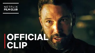 Triple Frontier | Ben Affleck Helicopter Clip | Netflix