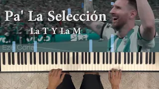 Pa' La Selección || La T y La M | Partitura, midi, mp3