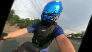 XSR 700, Nlex gaming, Helmet Break in. HJC RPHA 11 Captain America