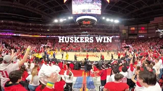 360 View: Nebraska Men's Basketball 70-66 OT Win over Maryland