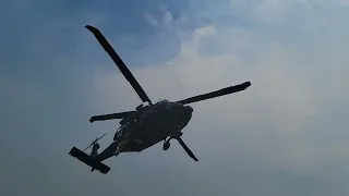 UH 60 Blackhawk training between the Florida National Guard and Guyana