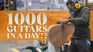 How do Taylor Guitars make 1000 GUITARS in a day!? 🎸🔧