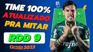 💥DICAS ATUALIZADAS DA RODADA #9 CARTOLA FC 2023 - RUMO A MITADA🎩