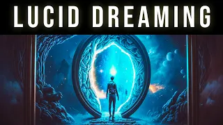 Enter The Dream Universe | Black Screen Sleep Music For Lucid Dreaming | Binaural Beats REM Hypnosis