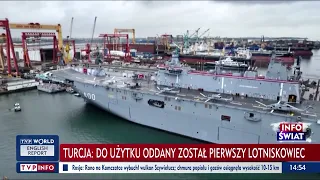 Turcja się zbroi. Pierwszy w historii turecki lotniskowiec oddany do użytku