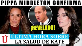 Pippa Middleton y TRÁGICA REVELACIÓN sobre Kate Middleton por William y nuevo parón que Carlos III…